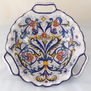 CENTERPIECE  &ldquo;RICCO DERUTA&rdquo; WITH HANDLES FROM CM. 32