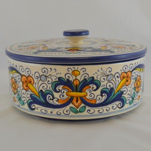 BISCUITS ROUND BOX &ldquo;RICCO DERUTA&rdquo;