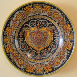ARTISTIC PLATE  “VOLUTE CON CESTO” FROM CM 51