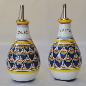 BOTTIGLIA OLIO  o ACETO “PENNE DI PAVONE”